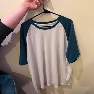 George 💙🤍 baseball tee